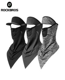 Rockbros Sun Protection Full Face Ice Silk Mask Mens Femmes Écharpe pour les équipements de cyclisme de pêche moto de course d'été39545096532794