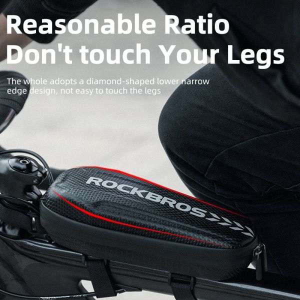 Rockbros Universal Electric Scooter Cabeza Bolsa Bolsa de carcasa dura Bolsa de scooter eléctrico para el accesorio de scooter de bolsa de bicicletas Xiaomi