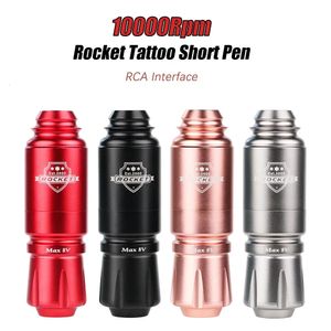 Rocket Rotary Tattoo Pen voor Beginner Cartridge Naald Machinegeweer RCA Jack Permanente Make-up Body Art Supply 240311