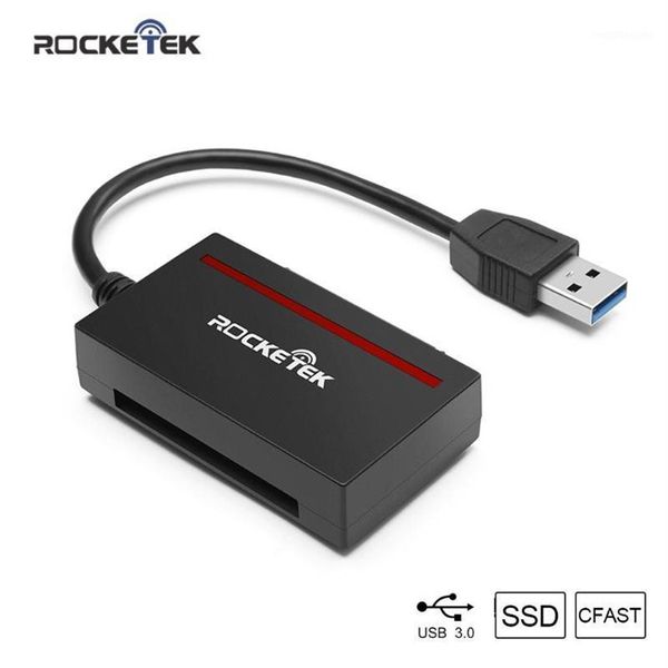 Lecteur Rocketek CFast 2 0 Adaptateur USB 3 0 vers SATA Carte CFast 2 0 et disque dur 2 5 HDD Lecture Ecriture Carte SSDCF Simultanéel310w