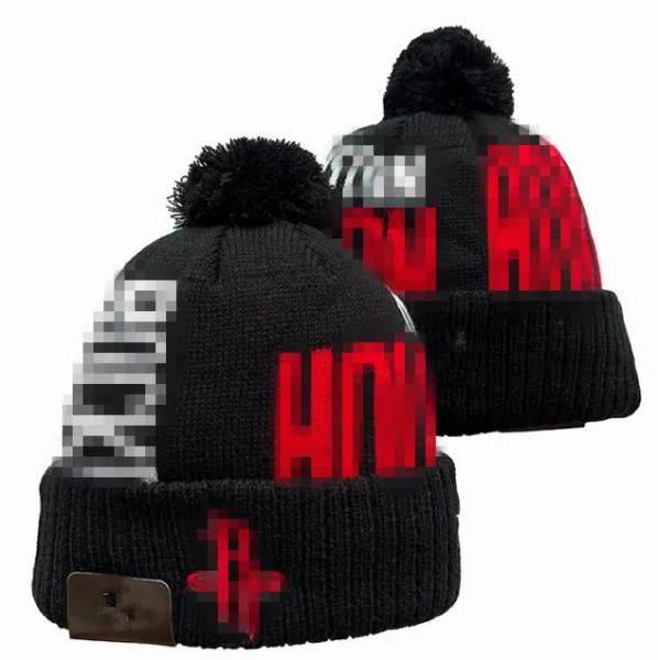 Rockets Mutsen Houston Noord-Amerikaanse basketbalteam zijpatch Winterwol Sport gebreide muts Skull Caps A1