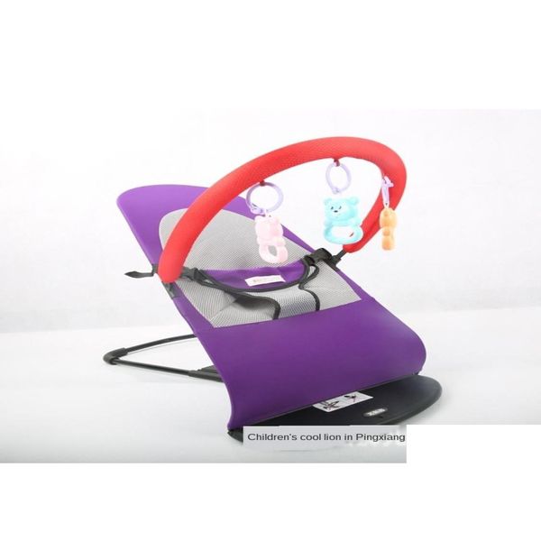 Sillas mecedoras La comodidad de la cubierta se puede Nced Plegable Sleepcoaxing Artefact Baby Chair Drop Delivery Kids Maternidad Guardería Muebles Dhkrt