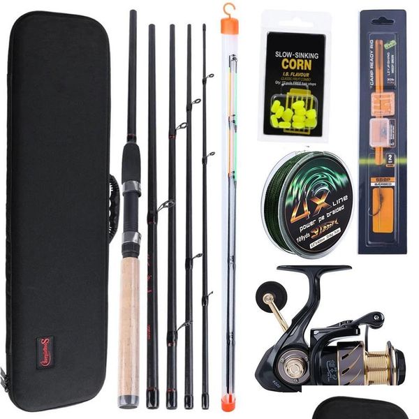 Canne à pêche Combo Sougayilang 3.0M mangeoire à haute teneur en carbone avec 13Add1Bb filature pêche Combon Combos Pesca livraison directe Sports Outdoo Otole