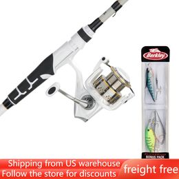 Rod Reel Combo Spinning en met Berkley Flicker Shad Bait Kit vrachtvrij 230809