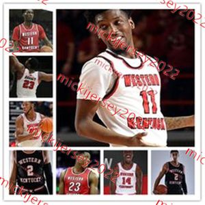 Rodney Howard Don McHenry Western Kentucky Jersey 3 Jalen Jackson 5 Babacar Faye Jack Edelen Western Kentucky Hilltoppers Basketball Jersey