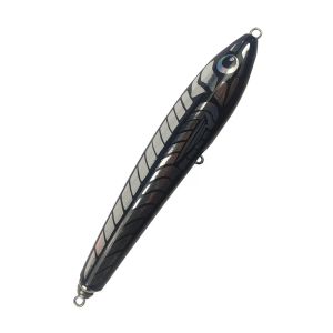 TIDS FISH BLUE CARPENTEUR BOIS FLOCTANT POPPER Stickbait Fishing Lure pour moyens moyens et lourds pour GT, Kingfish, BlueFintuna