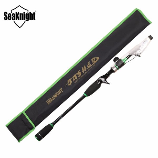 ¡Las varillas cierran!Seaknight Brand Basher2 2.1M Lure Telescópico Coda de pesca Tipo de pintura Antiscratch Pintura Rod