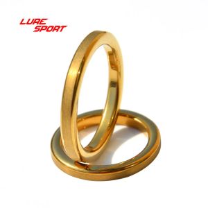 Staven loksport 30 pc's alconite gouden keramische geleider ringstanggeleider ring deel visserij staaf bouwcomponent reparatie diy accessoire