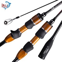 Canne à pêche en palissandre Spinning Ul 1.68m 1.8m MF Action carbone ultraléger coulée légère truite rivière Crappie poignée en liège