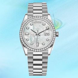 roex montre célèbre diamant montre Mens Automatique 41mm 36mm Mécanique 904L Entièrement En Acier Inoxydable lunette étanche Lumineux Or montre montre de luxe étanche