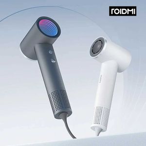 Roidmi Hair Dryers Miro Haardroger Betaalbare hoge snelheid 65 m/s Rapid Air Flow Lage Ruis Smart Temperatuurregeling 20 miljoen Negatieve ionen 240403