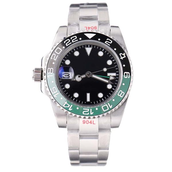 Montres mécaniques automatiques pour hommes, luxueux mouvement 2813, montres-bracelets pour hommes, vert saphir, bracelet 904L, montre de luxe, montre de promotions du vendredi noir