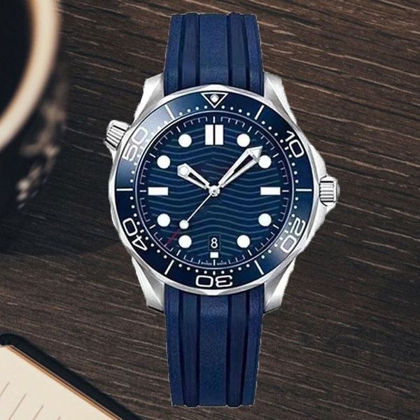 Rol automatique cadran bleu montres de sport hommes montre de luxe mode acier et élastique mouvement mécanique horloge loisirs montre-bracelet hommes Reloj maisons montre-bracelet