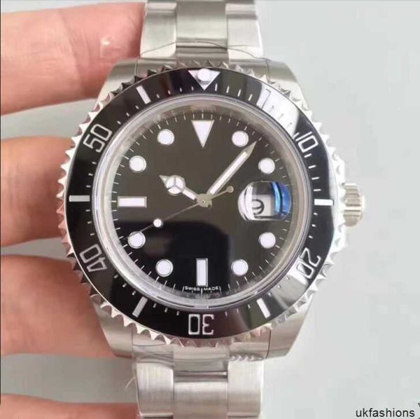 Rolaxs orologio originale 2023 nuovo stile Ocean 43mm 126600 orologio segna il 50 ° anniversario del Sea-Dweller quadrante nero data 4000ft = 1220m orologio da uomo super subacqueo HBGD
