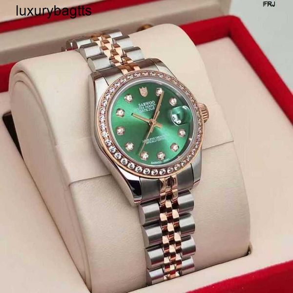 Rolaxs Montre Suisse Montres Diamant Femmes 2024 Hot Seller 28mm 31mm 36mm Hommes 41mm Mouvement Or Acier Inoxydable Femme 2813 Lunette Dame Dames Bracelet Jxee