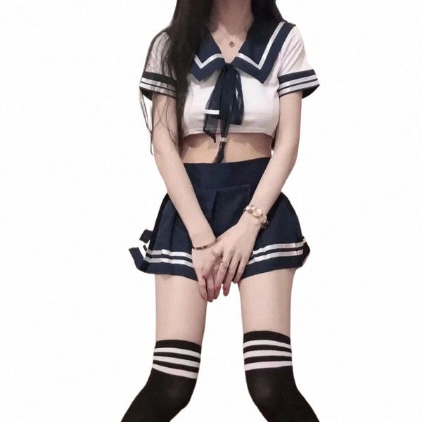 Jeu de rôle Halen Love Live Cosplay Costumes de marin Lolita Sissy Maid Tenues Nouvelle écolière JK Uniforme Japonais Sexy Étudiant T80T #