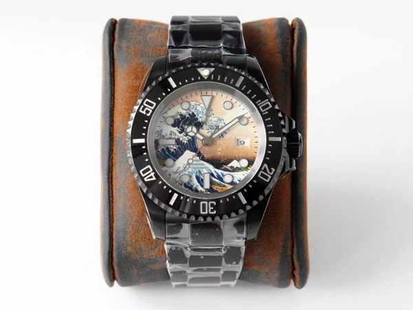 Rol ROF 2824 ZF-Factory 904L Reloj para hombres Movimientos mecánicos automáticos 44 mm 126660 Sapphire Crystal Mirror impermeable DLC recubierto de nano-diamante Orologio di Lusso