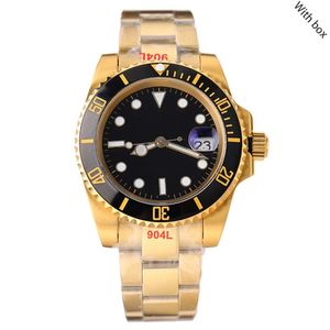 Reloj vintage Movimiento automático de alta calidad Reloj de pulsera impermeable Lujo Luminoso hombre Cerámica Bisel montre clones personalizados Reloj mecánico Relojes para hombre Moda