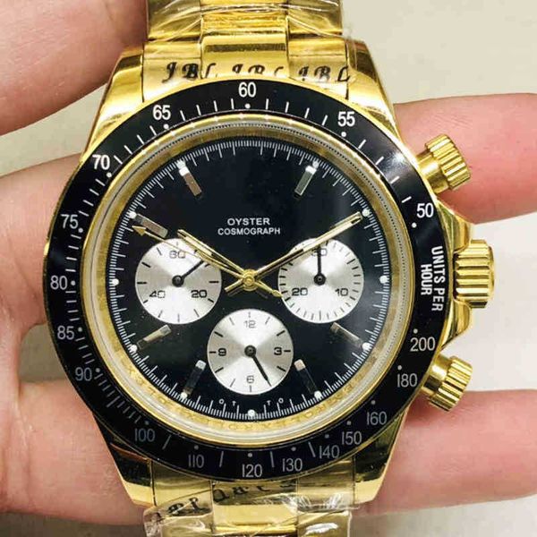 Role Watch Six Luxury Automático Mens Aguja Mecánico Tongna Gold Black Circle Dl241 Geneva Es para hombres Relojes de pulsera suizos