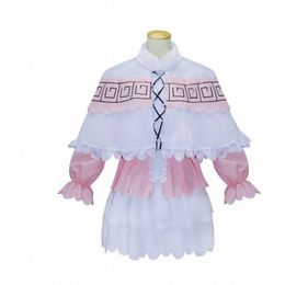 Rolecos Anime Miss Kobayi Drag Maid Kanna Kamui Costume Cosplay Rose Femmes Dr Ensemble Complet avec Chaussettes B7mx #