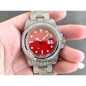 Rollen Bekijk Classic Watch Diameter 40mm uitgerust met etc2836 Automatische beweging Sapphire Crystal Glass Mirror 904L Steel Case Strap