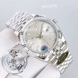Roless Clean Factory Herenhorloges voor heren Automatisch mechanisch uurwerk 41/36 mm Volledig roestvrijstalen horloges Saffier lichtgevend horloge met doos