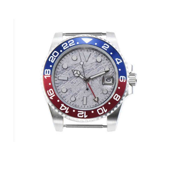 Reloj de lujo Rolesx Fecha Gmt Ii Relojes para hombre 126719 2813 Movimiento automático Meteorito Dial Cerámica Bisel Zafiro Superficie Correa de acero Lujo