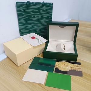 Rolex Watches GMT Watch Mens Watch Box Cases Air King Watch Yacht Womans kijkt dozen Men polshorloge Green Boxs Date Watch Oyster Card 116610 116500 onderzeeër