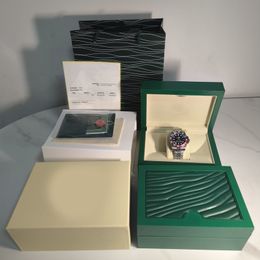 Boîtes de montre Rolexs pour hommes Étuis adaptés aux tailles Explorer Coffret de montre Cadeau Woody Étui pour montres Montre de yacht Livret Étiquettes de cartes Montres suisses boîtes mystères milgaus