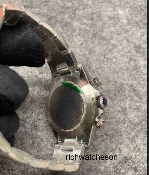 Roley BP Watches Men Wrist-Wristcs 40mm 316L Chronograph Working ETA 4130 Mouvement mécanique Automatic Mens Watch