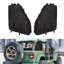 Roll Bar Storage Bag Cage voor Jeep Wrangler JK 4-deurs 2007-2019 JL JKU Multi-Pockets Organisatoren Cargo Bag SaddleBags Tool Bags