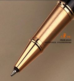 Roller Ball Pen Black Gold Signature Ballpoint Pen School Office Office Gel Gel Gel of Fast Writing Stationery6003617