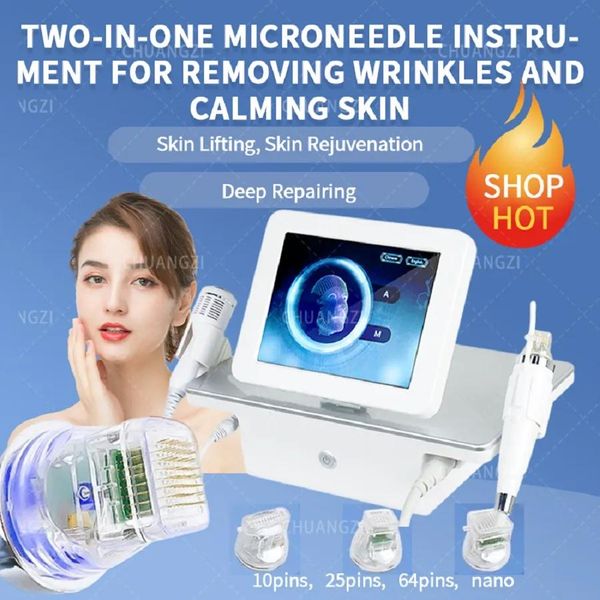 Roller Beauty Microoneedle Roller RF Machine à micro-oiseaux Stending Mark Remover Fractional Micro Needling 2023 Beauty Salon Skin Skin Fac