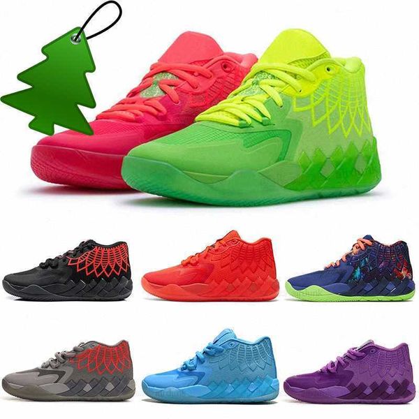 Chaussures à roulettes Chaussures de basket-ball Buzz City Black Blast Queen Citys Rock Ridge Red Ball Sport 2022 MB.01 Hommes à vendre Rick et Morty pas de