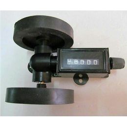 Freeshipping Medida de medición de longitud de contador tipo rodillo / Máquina de conteo tipo rodillo / Máquina de medición de longitud con conteo Moukf
