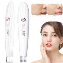 Roller Wireless Electric Micro Needle Beauty Appareil Facial Auto Injection profonde Hydratation Nutri Stol Derma Home Utilisation de beauté Équipement