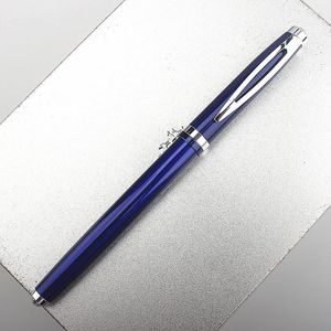Stylos roller cadeau 1 pc/lot métal lisse écriture pointe moyenne 0.5mm encre noire recharge stylo à bille fournitures de bureau