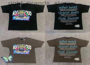 Rolling Loud Miami Exclusive Line Up Up Tee T-shirt peint graffiti Tshirt à manches courtes W2208115411023