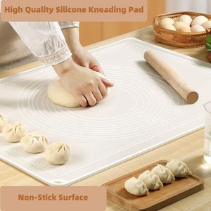 Rouleaux à pâtisserie Planches à pâtisserie surdimensionnées 80/70/65/50 cm Tapis de cuisson en silicone Tapis de pétrissage à rouler Outil de pâtisserie Crêpes Pâte à pizza Tapis en silicone antiadhésif Revêtement de four 231018