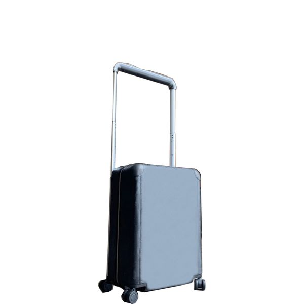 Chariot à roulettes bagages de voyage hommes valises de haute qualité en cuir concepteur spinner roues porter des sacs polochons