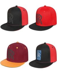 Rolls Royce Rr Logo Symbol Emblem Mens and Womens Snap Back BaseballCap Styles Team Hip Hopflat Brimhats Logo Logo en détresse Blue1136417