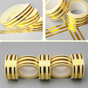 Rollen Tape Zelfklevende Gemetalliseerde Polyester Film Tape Tape voor Kerst Detaillering Accentmuren Grafische Kunst voor Auto's en Boten Trimmen