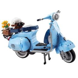 Roman Holida 125 MOC 10298 Beroemde Motorcycle City Moto Assembleerde bouwstenen Bakstenen High Tech Model Toys For Kids Gift 220715