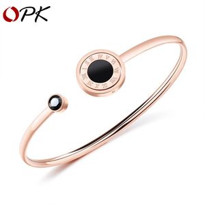 Romeinse numerale manchet armbanden voor vrouwen geluk bangle kettinglink klassieke liefde hanger armband trendy vintage vrouwelijke sieraden mode meisjes verjaardagsfeestje cadeau