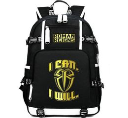 Roman Reigns Backpack Big Dog Day Pack I Can Will School Bag Wrestling Packsack Laptop Pocket Rucksack Sport Schoolbag Outdoor Day2895469