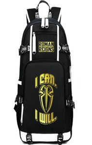 Roman Reigns Backpack Big Dog Day Pack I Can Will School Bag Wrestling Packsack Laptop Pocket Rucksack Sport Schoolbag Outdoor Day7713562