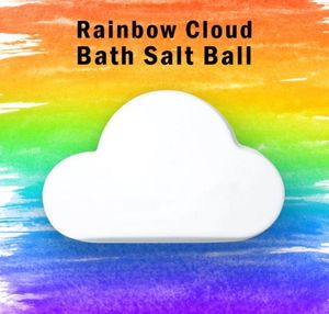 Nuage nuage arc-en-ciel soulagement du stress bombe de bain bombe de bain essentielle Boule de bain bulle