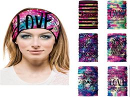 Romantique rose amour coeur Bandanas femmes mode bandeau sport visage écharpe masques de pêche foulards magiques cache-cou cache-cou 3309166