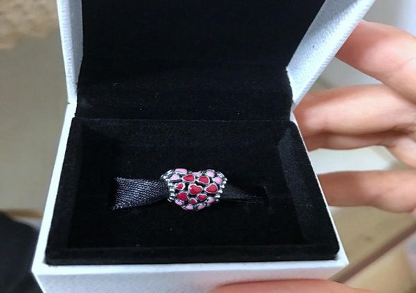 Perles de charme rouge romantique adaptées à 925 STRILL SILTS LURXE Designer DIY BRACELET BOX ORIGINAL BOX SET GADNED9932534