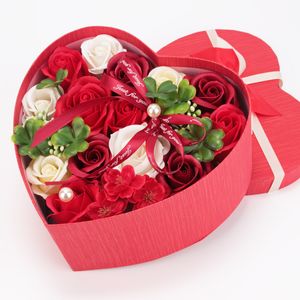 Romantique Savon Fleur Coffret Cadeau Bouquet De Mariage Maison Festival Personnalisation Avancée Rose Coffret Cadeau